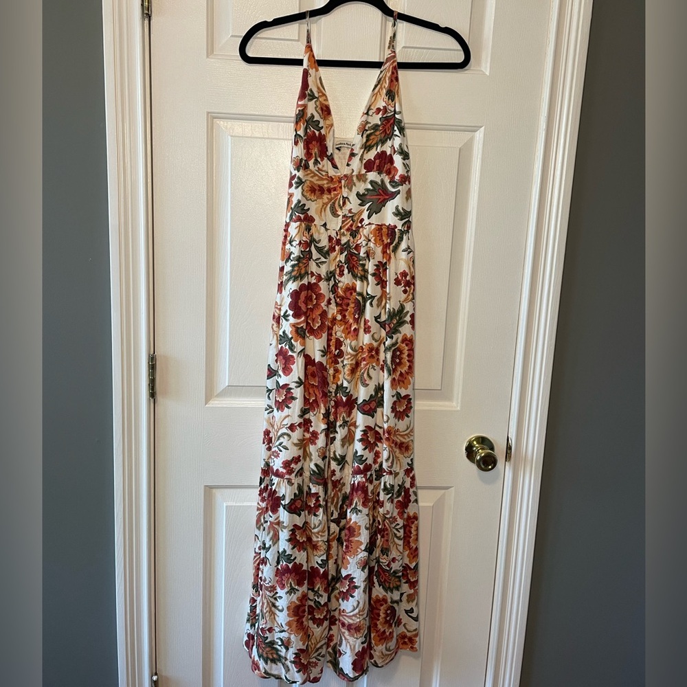 Abercrombie and Fitch Midi Dress Floral Size XS
